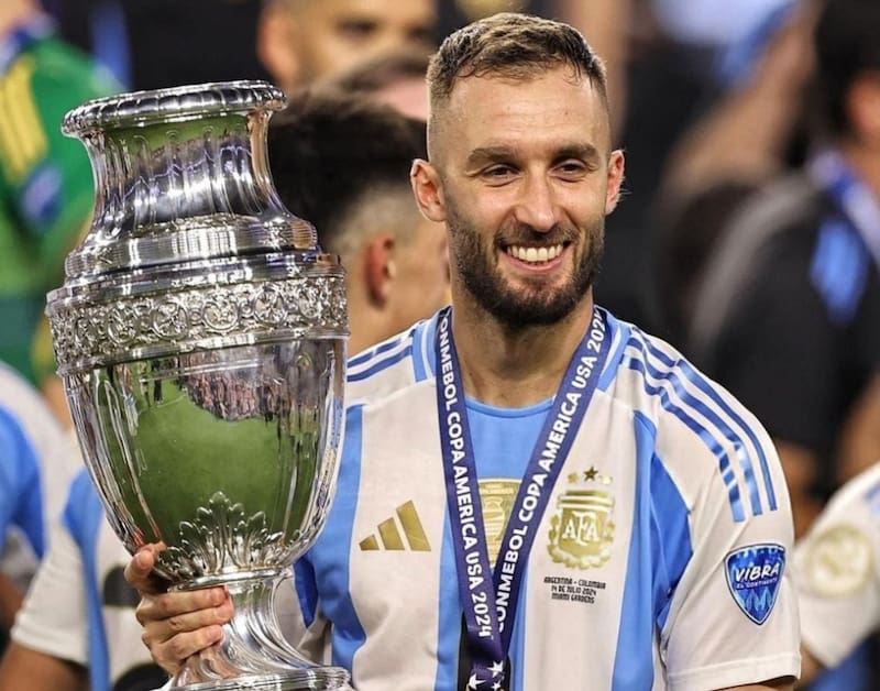 Germán Pezzella disputó la Copa América con Argentina.