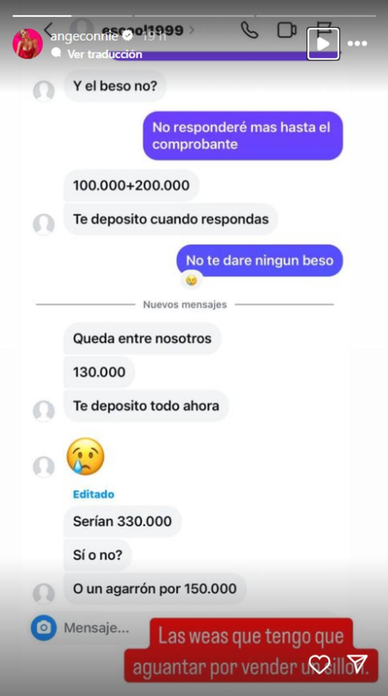 mostró una lamentable situación por redes sociales.