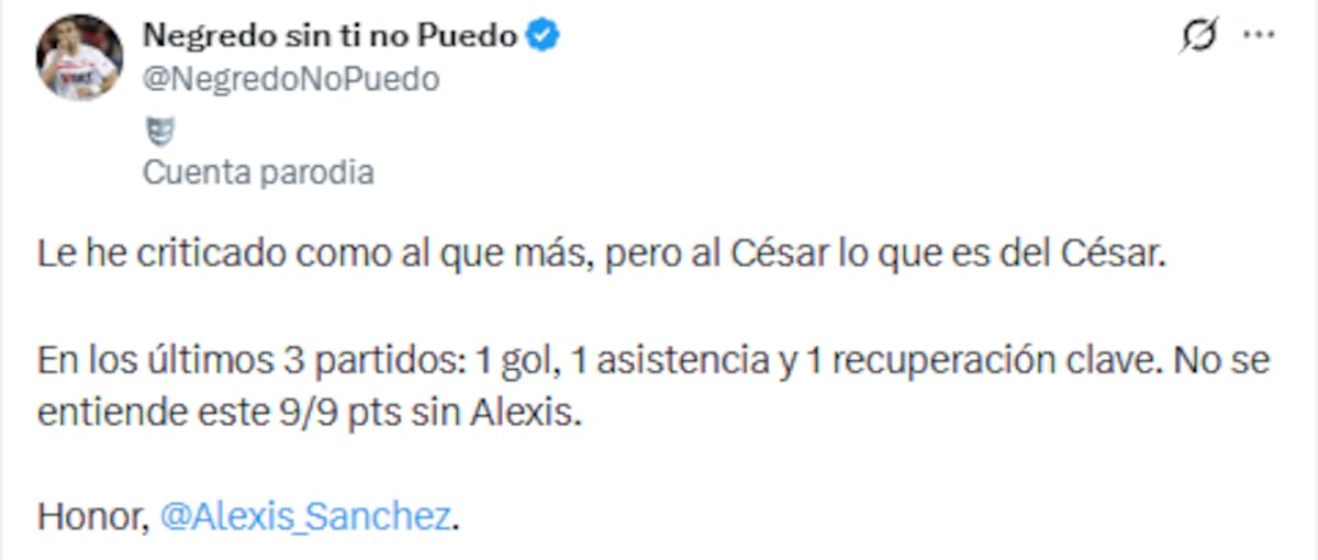 Captura de Twitter