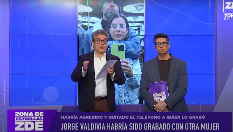 Jorge Valdivia habría agredido a persona que lo intentó grabar.