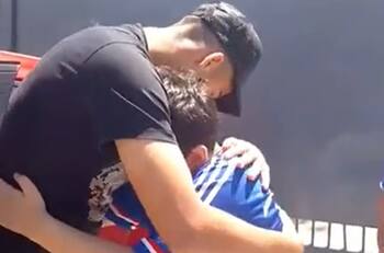 VIDEO | Lucas Assadi emocionó hasta las lágrimas a pequeño hincha de la U