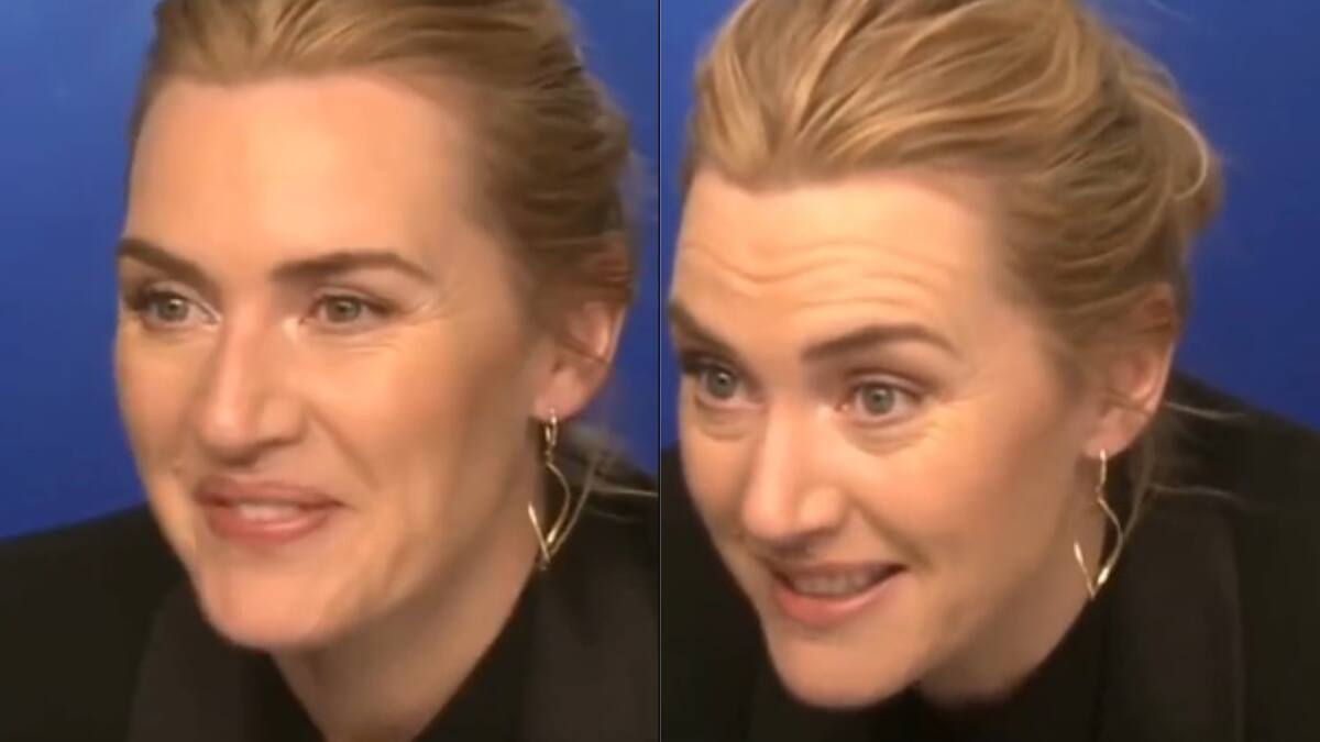"No tengas miedo": Se viraliza tierno gesto de Kate Winslet con joven que entrevistaba por primera vez