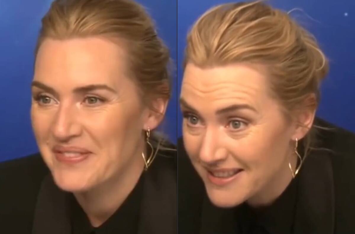 "No tengas miedo": Se viraliza tierno gesto de Kate Winslet con joven que entrevistaba por primera vez