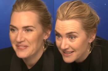 "No tengas miedo": Se viraliza tierno gesto de Kate Winslet con joven que entrevistaba por primera vez