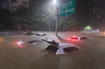 VIDEO | Lluvias e inundaciones en Corea del Sur: Son las más intensas en 80 años y ya dejan a 8 personas muertas
