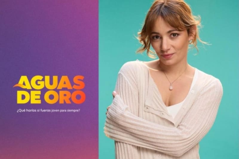 La actriz se refirió a su nuevo rol en Aguas de Oro.