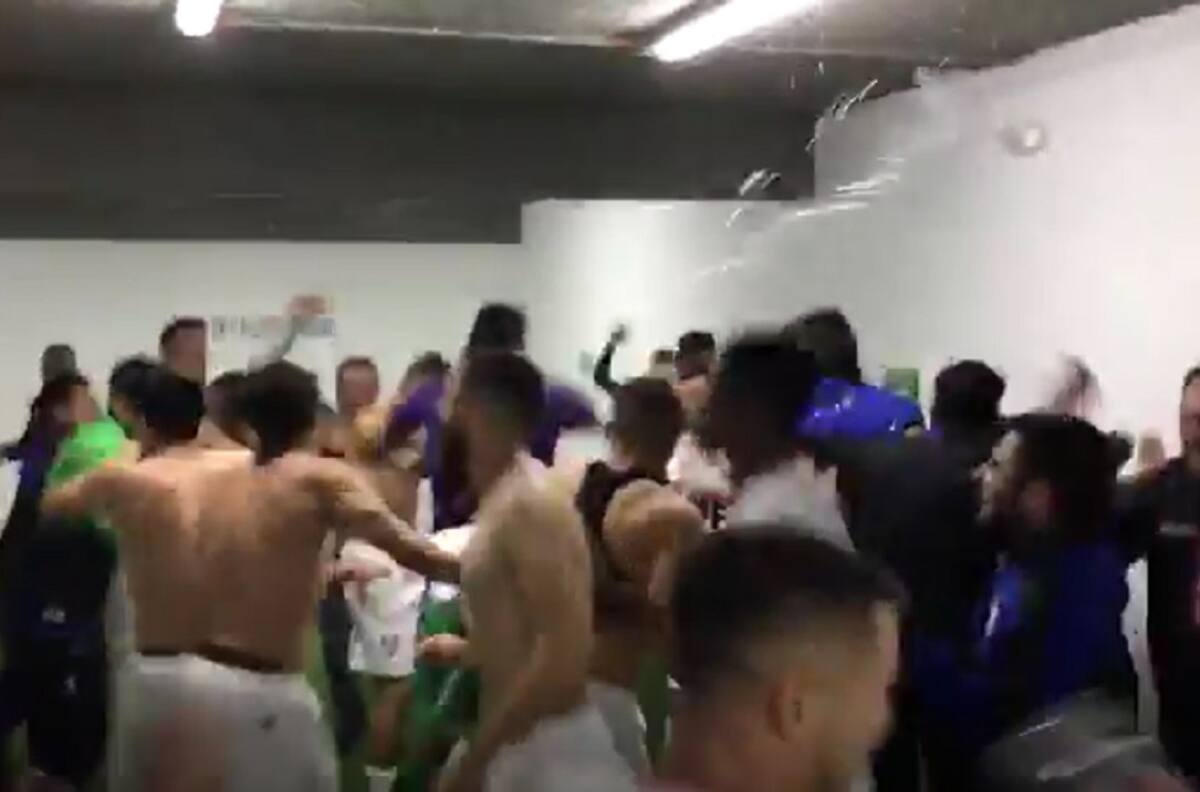 Así fue el eufórico festejo de Huachipato tras avanzar en Sudamericana