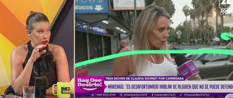 La uruguaya enfrento en vivo a Rocío Marengo.