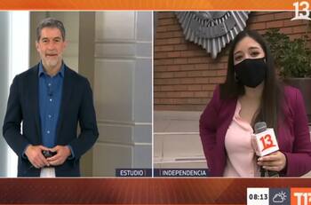 No dejó de reír: Polo Ramírez protagonizó un cómico chascarro en despacho en vivo de T13