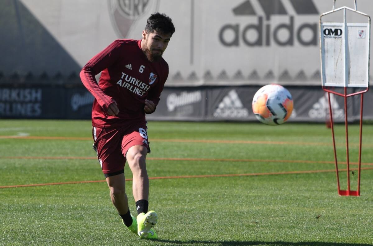 Paulo Díaz figuró en una nueva sesión de entrenamientos en River Plate