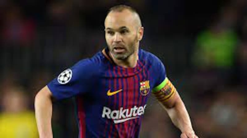 Andrés Iniesta en su etapa en el Barcelona.