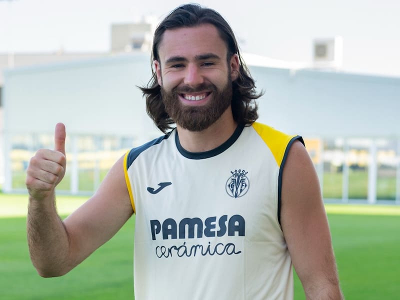 Ben Brereton en la pretemporada con el Villarreal.