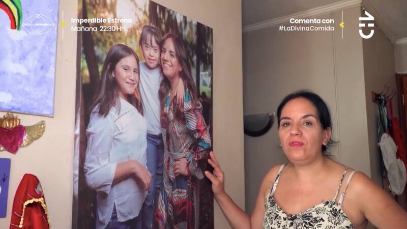 La gran postal junto a sus retoñas. Créditas: CHV.