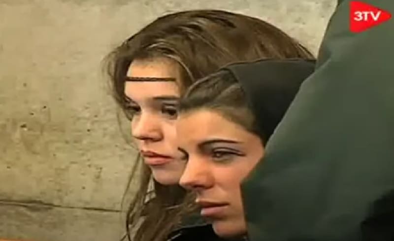 Carolina Mestrovic y Maite Orsini siendo formalizadas / Créditos: Reproducción