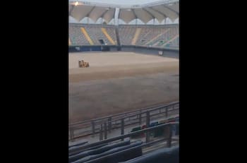 VIDEO | Pura tierra: el irreconocible estado del Bicentenario de La Florida