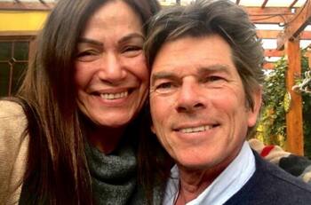 Él vivía en Aruba: Así nació la historia de amor entre Solange Lackington y el masajista Marc