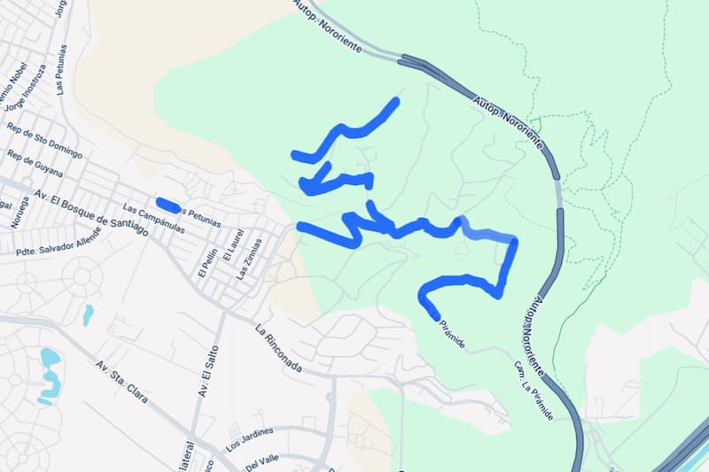 Sector afectado por el corte de luz.