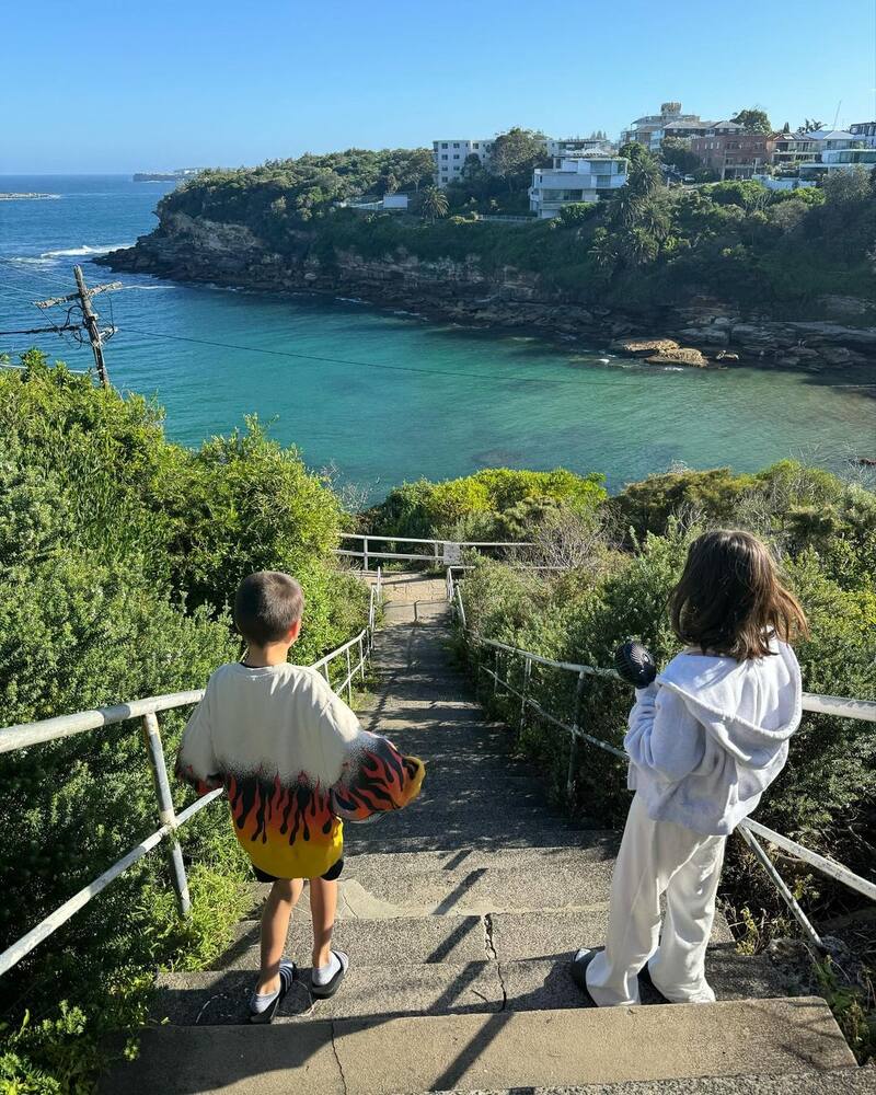 Los hijos de Kourtney Kardashian disfrutan de Australia.