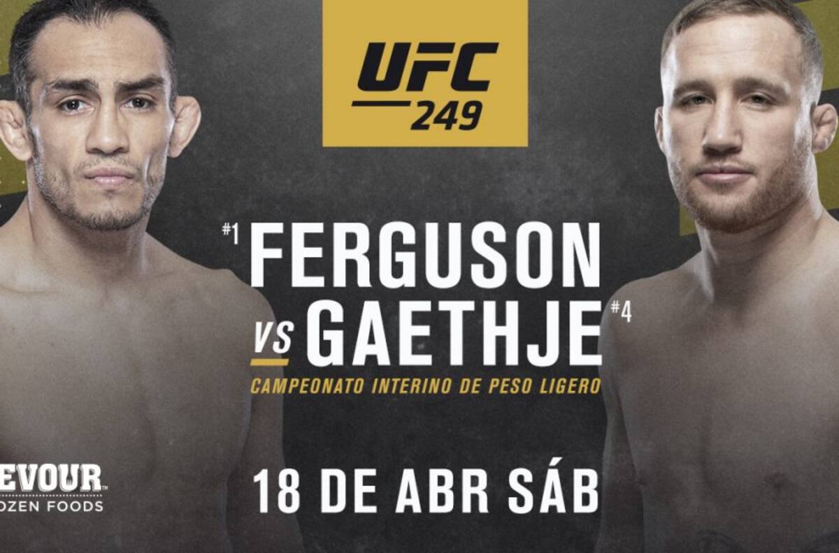 Oficial: Ferguson vs Gaethje será el evento estelar del UFC 249