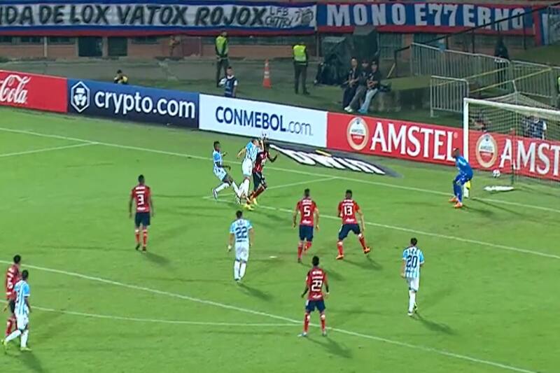 La insólita expulsión de Felipe Flores en duelo de Magallanes por Copa Libertadores. Foto: Reproducción.