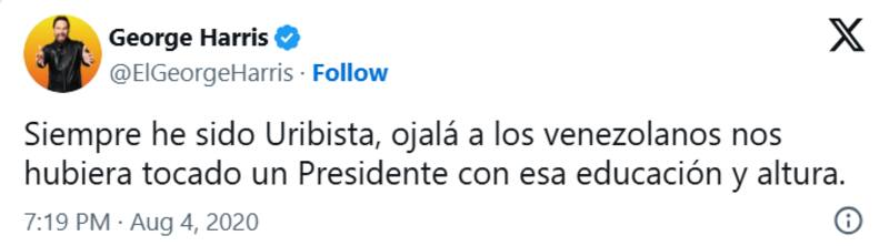 El humorista es conocido por realizar polémicos posteos polémicos en redes sociales.