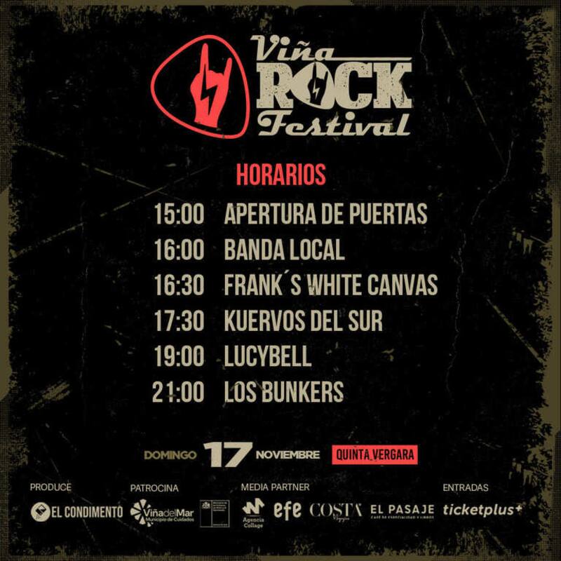 Viña Rock Festival: Horarios