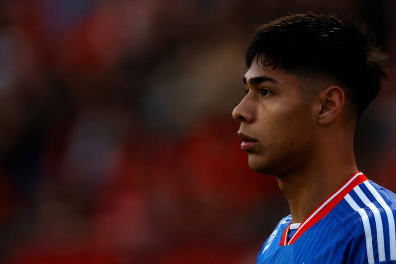 en el partido entre Universidad de Chile y Unión La Calera.