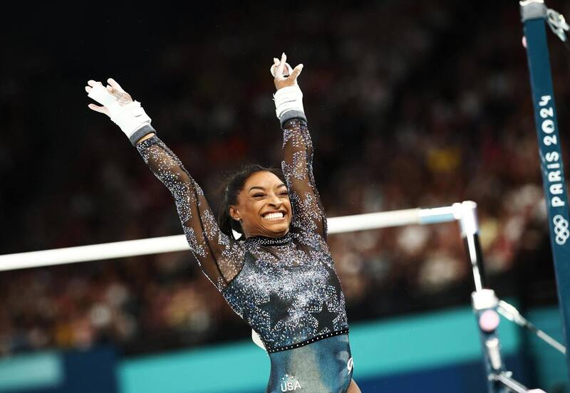 La estadounidense deslumbró en su regreso a los Juegos Olímpicos. Foto: EFE.