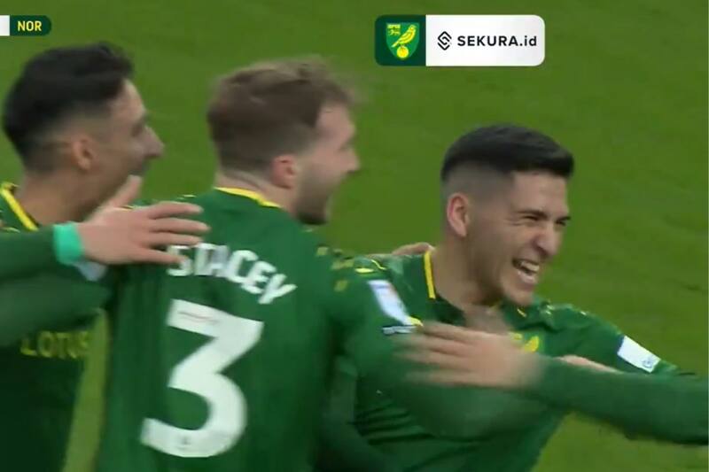 El ex UC anotó con un magnífico tiro libre en el partido entre Norwich City y Blackburn Rovers.