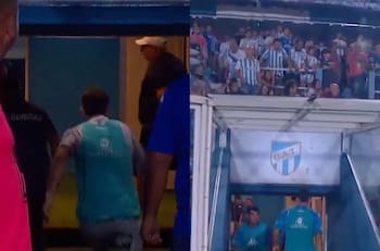 VIDEO | Rechazó a la U y ahora protagoniza escándalo en Argentina: ¡fue a pegarle a un hincha en pleno partido!