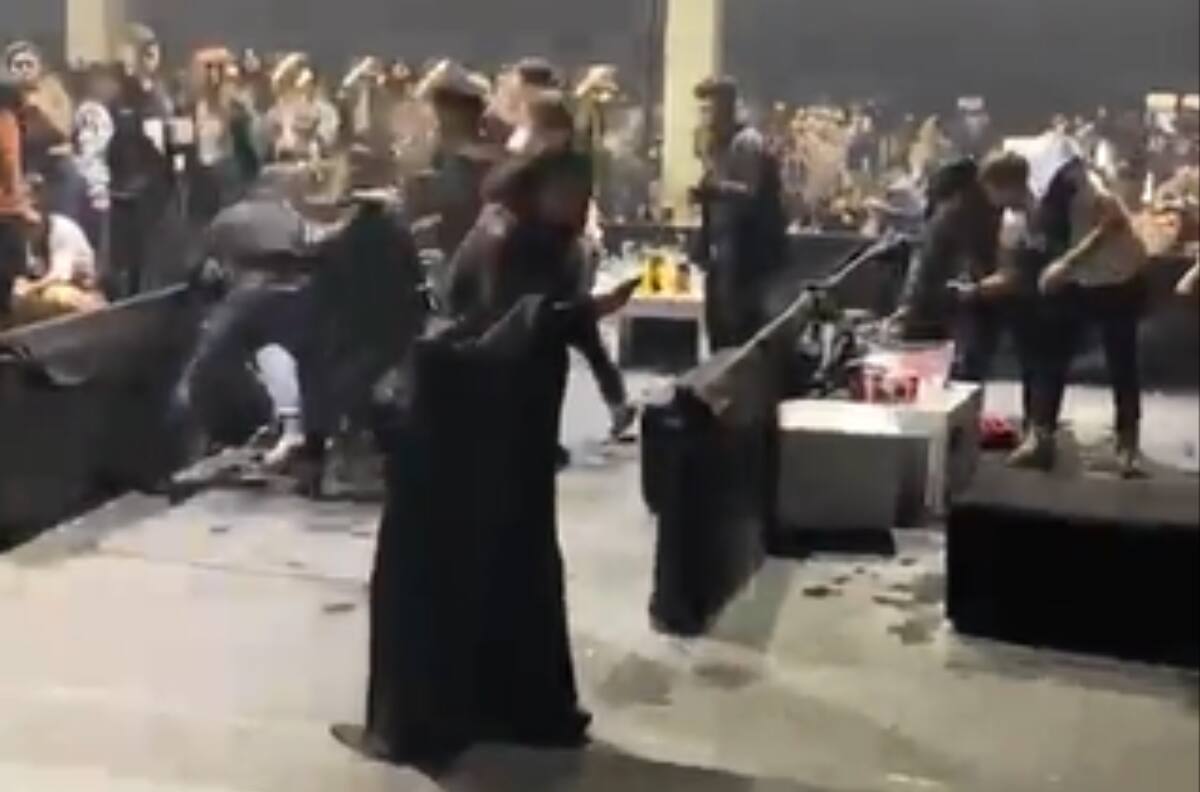 VIDEO | Balacera en fiesta de Espacio Riesco dejó al menos cuatro personas heridas