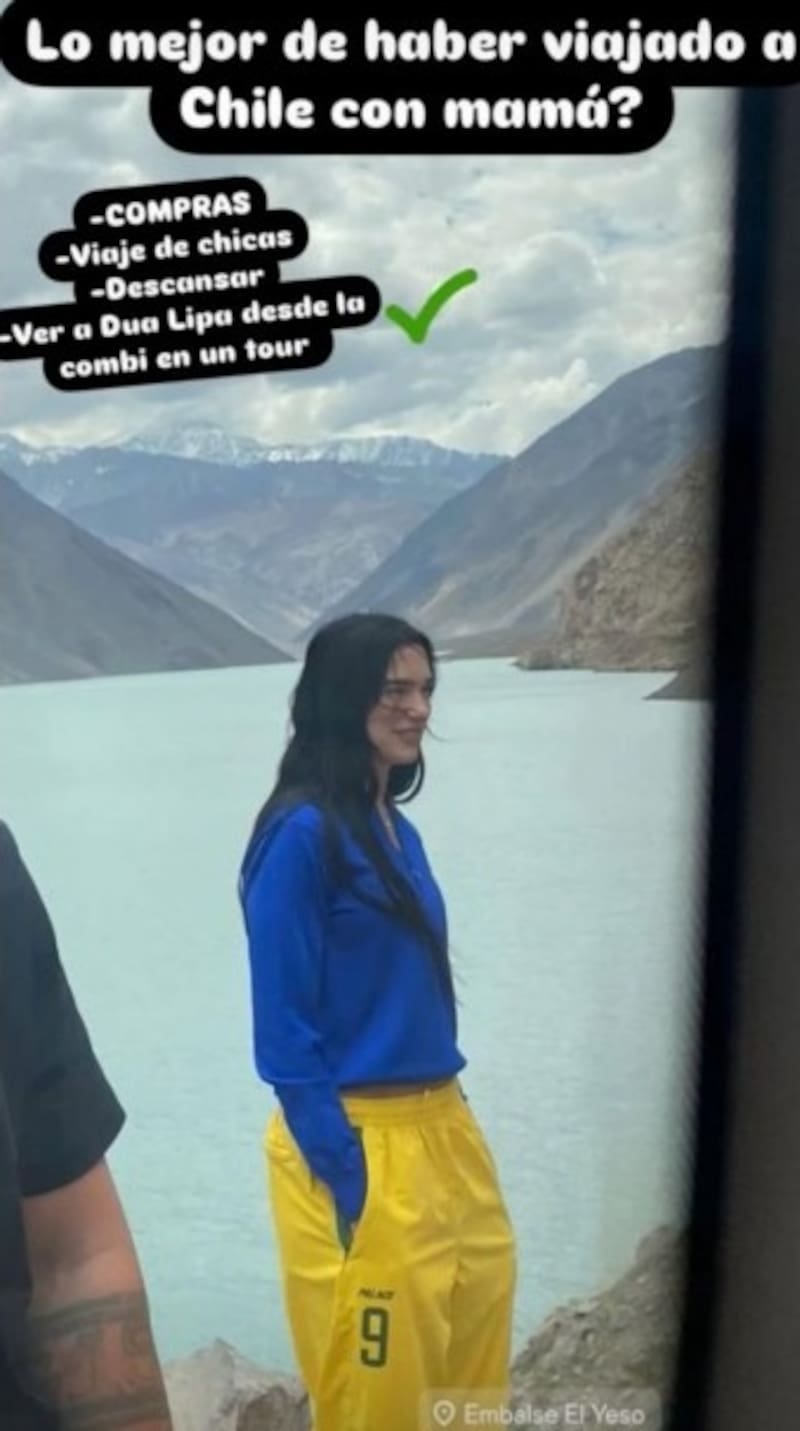 es captada en Embalse El Yeso. Créditos: Instagram