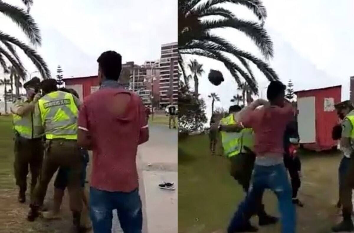 Carabinero agredido por extranjeros en Iquique será trasladado de urgencia a Santiago tras agravarse su condición