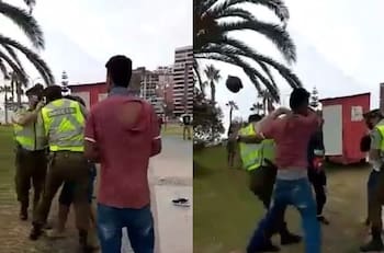 Carabinero agredido por extranjeros en Iquique será trasladado de urgencia a Santiago tras agravarse su condición