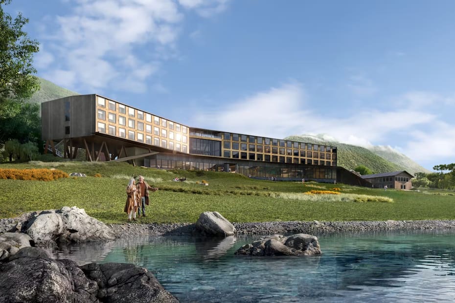 El proyecto turístico se convertirá en el hotel más austral del mundo.