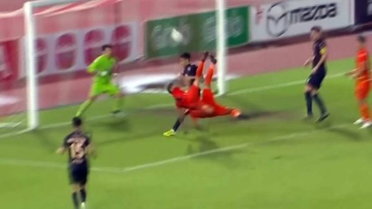 El golazo de doble chilena que hace recordar a los Supercampeones
