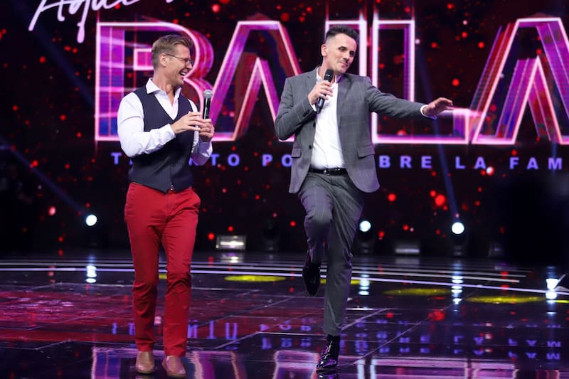 Sergio Lagos en "Aquí se baila" / Créditos: Canal 13