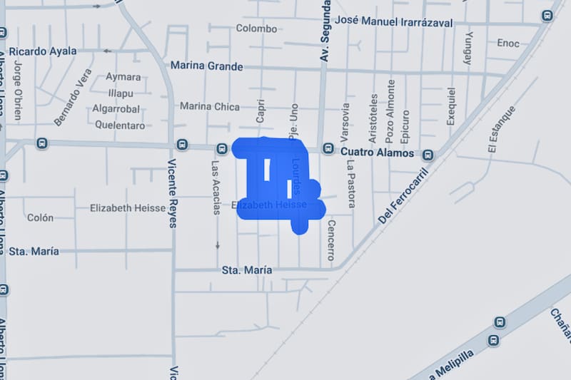 Una de las comunas que tendrá corte de luz este jueves. Créditos: Enel.