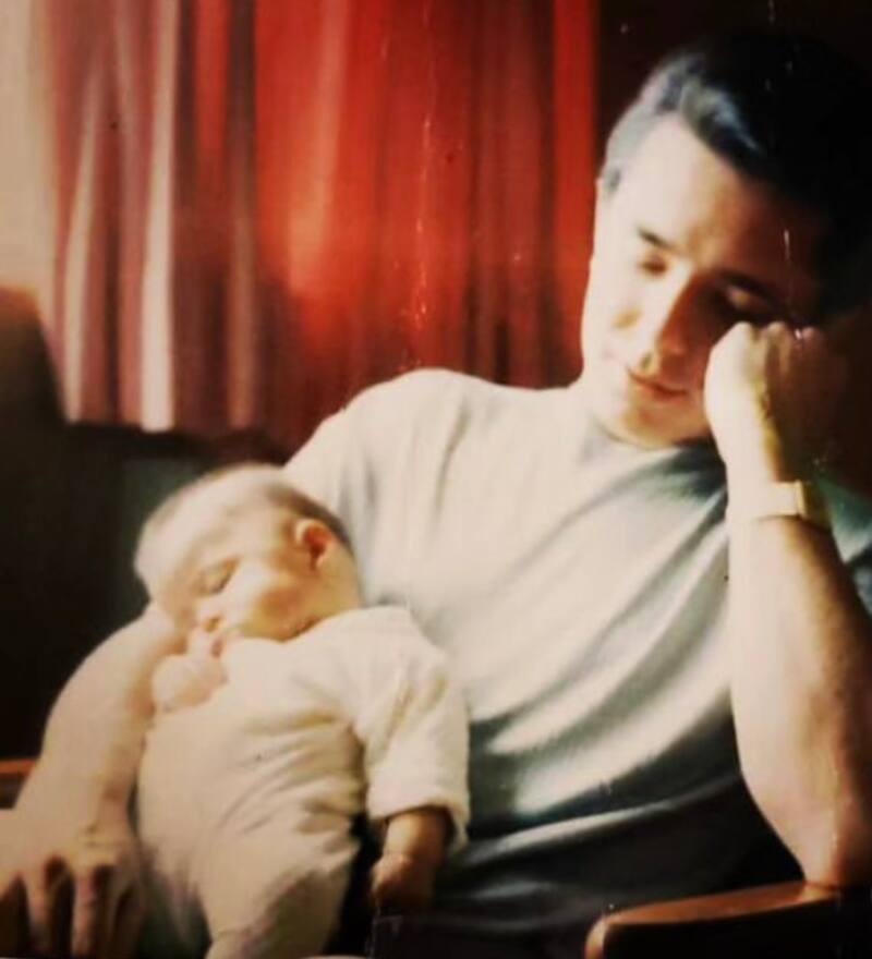 El cantante con su hija Alejandra Guzmán