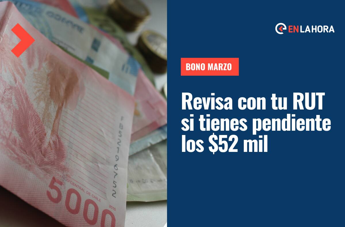 Bono Marzo: Conoce si tienes pendiente el pago de $52 mil solo con tu RUT y revisa hasta cuándo puedes cobrarlo