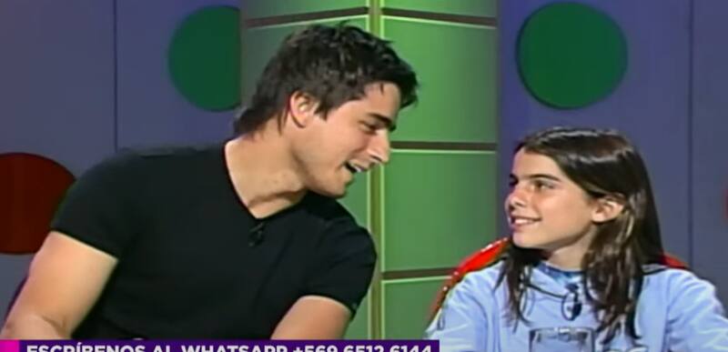 La diputada cuando era solo una niña pudo entrevistar a diferentes celebridades, entre ellos estuvo Jorge Zabaleta.