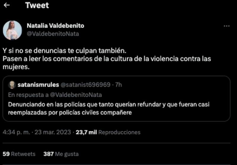 Respondió a quienes cuestionaron su decisión / Twitter
