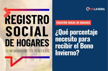 Registro Social de Hogares: Conoce el porcentaje en el que debes estar para recibir el nuevo Bono Invierno