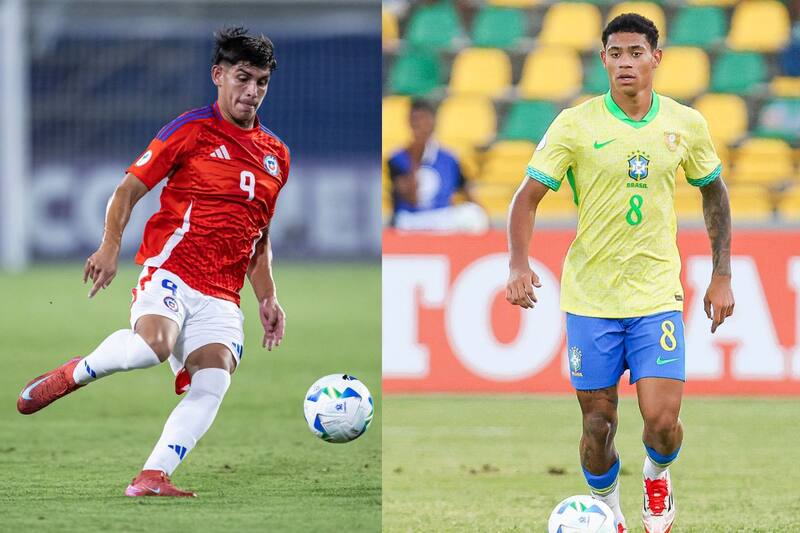 Chile y Brasil animan una de las semifinales del certamen. Fotos: Prensa Conmebol.