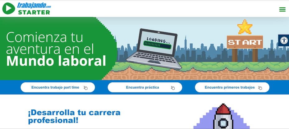 Te encontrarás con distintos filtros para dar con el trabajo ideal para ti.