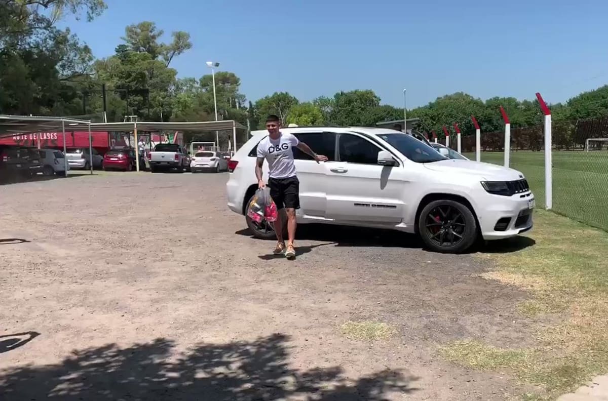 Así fue la llegada de Marcos Rojo para firmar en Estudiantes de La Plata