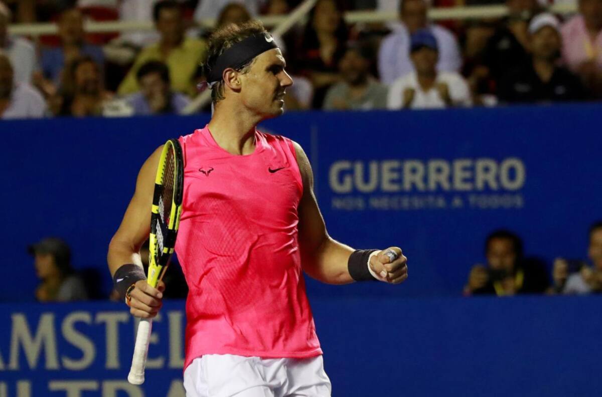 Rafael Nadal accedió a la final del ATP de Acapulco al superar a Grigor Dimitrov