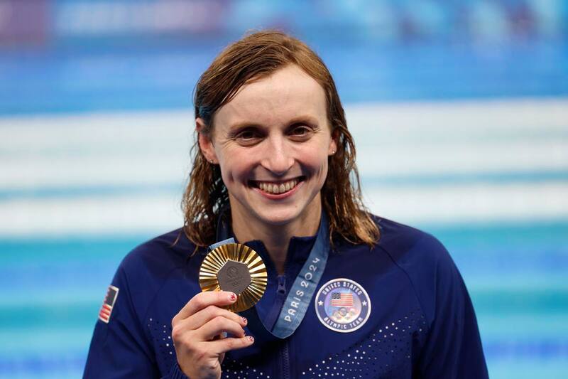 Katie Ledecky en París 2024. EFE