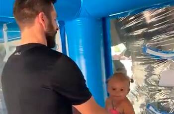 El tierno entrenamiento de André-Pierre Gignac en México