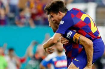 Barcelona sin Vidal derrotó al Napoli en partido amistoso